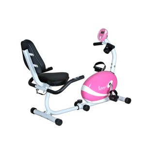 Sunny Pink Magnetic Recumbent Bike   14754622   Shopping
