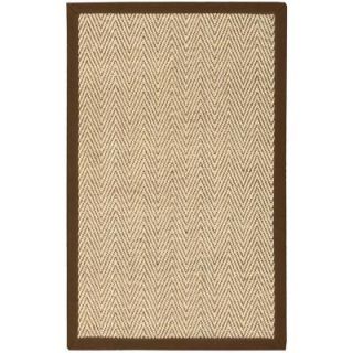 Nourison Herringbone Brown 2 ft. 6 in. x 4 ft. Accent Rug 209900