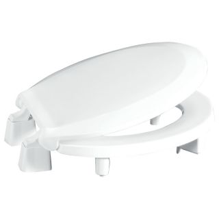 Centoco White Plastic Round Toilet Seat