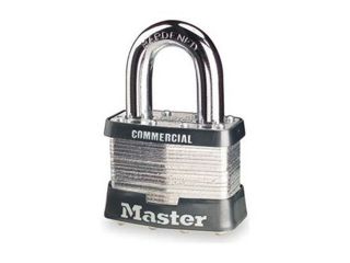 Padlock, KA, 1 In H, 5 Pin, Steel