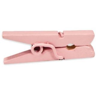 Mini Clothespins 25/Pkg Pink