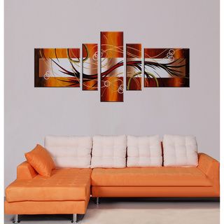 Abstract 198 5 piece Hand Painted Art Set  ™ Shopping