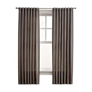 Martha Stewart Living Zinc Thermal Tweed Back Tab Curtain (Price Varies by Size) 1624940
