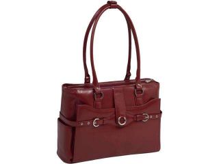 McKleinUSA Alexis W Series 96546 Ladies' Briefcase Red for Up to 15.4 Inches