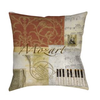 Thumbprintz Classic Composers Mozart Throw/ Floor Pillow  