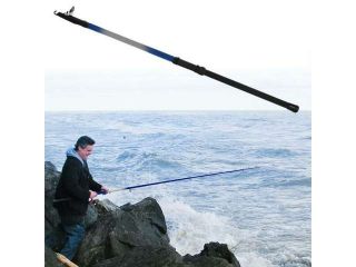 Gone Fishing Telescoping Fishing Rod up to 9.5 feet   Blue