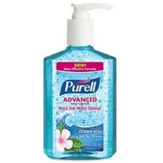 Purell Advanced Hand Sanitizer, Ocean Kiss 8 oz (Pack of 3)
