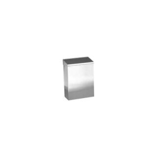HOSPECO 8 in. x 4 in. x 11 in. Wall Mount Sanitary Napkin Receptacle Stainless Steel HOS ND 1E
