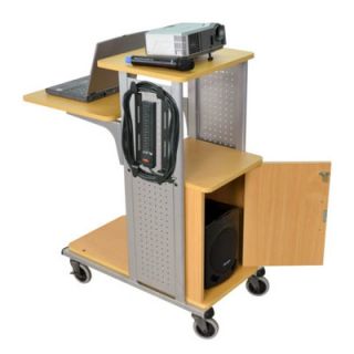 AmpliVox Sound Systems Mobile Presentation Station in Nickel