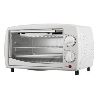 Brentwood TS 345W White 4 slice Toaster Oven   16155449  