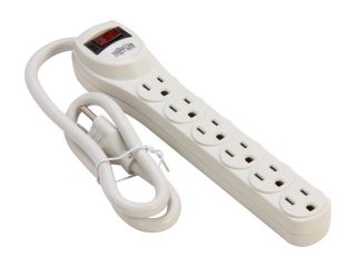 Tripp Lite TLP602 6 Outlets 180 Joules 2' Cord Protect It! Surge Suppressor