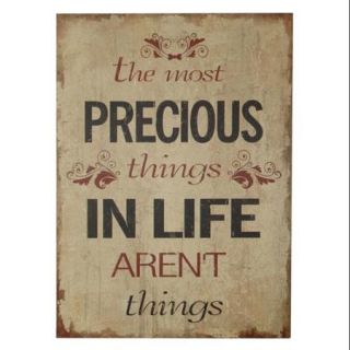 The Most Precious Things in Life 15.75 in. Wall Decor