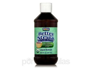 Better Stevia Liquid Extract Sweetener, Organic   8 fl. oz (237 ml) by NOW