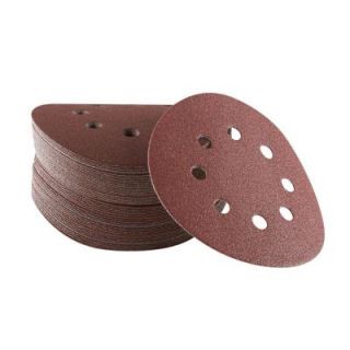 Bosch 5 in. 8 Hole Red 120 Grit Hook and Loop Sanding Disc (25 Pack) SR5R122