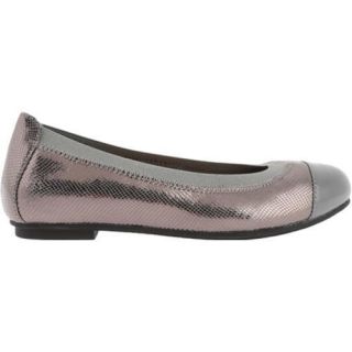 Womens Vionic with Orthaheel Technology Allora Ballet Flat Pewter