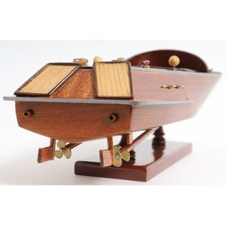Old Modern Handicrafts Small Runabout Model Boat