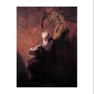 Philosopher Reading Poster Print (22 x 28)