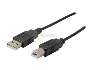 Coboc 6 ft. USB 2.0 A Male to B Male Cable (Black)