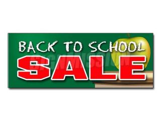 48" BACK TO SCHOOL SALE DECAL sticker boys girls clothes sale discount