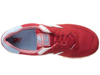 New Balance Classics Wl574 Picnic Collection Red White Suede Mesh