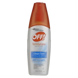 OFF FamilyCare Insect Repellent Clean Feel 6floz