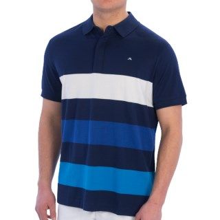 J. Lindeberg Matthew Luxe Stripe Polo Shirt (For Men) 8518T 62