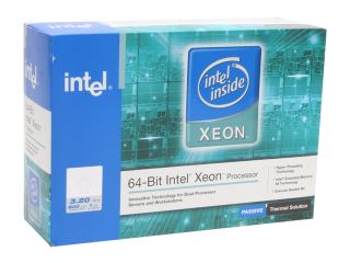 Intel Xeon EM64T 3.2 Nocona Single Core 3.2 GHz Socket 604 BX80546KG3200EP 2U Passive Processor