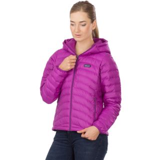 Patagonia Down Sweater Full Zip Hooded Jacket   Womens