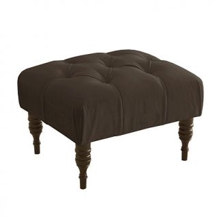 Velvet Tufted Ottoman   7053900