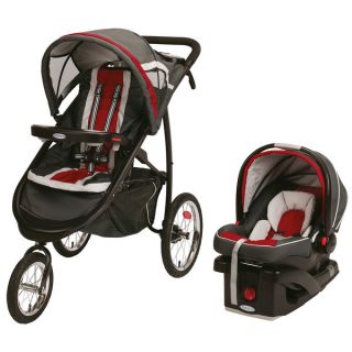 Graco FastAction Jogger Travel System in Chili Red   15083398