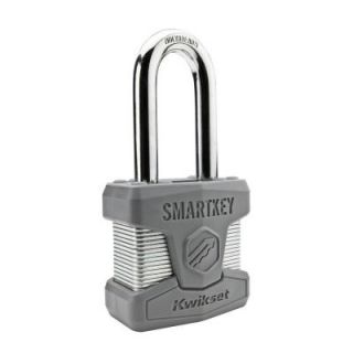 Kwikset 2 in. Padlock SmartKey 026SMT LNG SHKL PDL 50MM CP