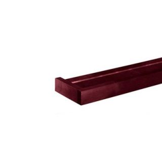 Home Decorators Collection 24 in. W x 5.25 in. D x 1.5 in. H Floating Dark Cherry Display Ledge Shelf 2455410130