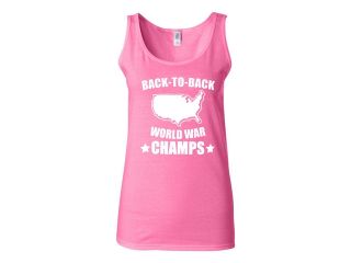 Junior Back To Back World War Champs Graphic Sleeveless Tank Top