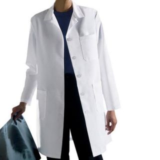 Medline   Women's Classic Length Lab Coat, White