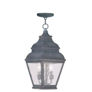 Filament Design Providence 2 Light Hanging Outdoor Charcoal Incandescent Lantern CLI MEN2604 61