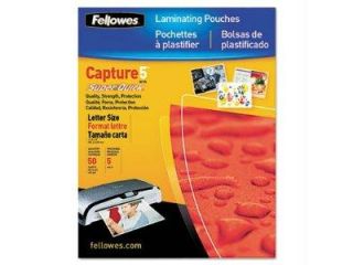 Fellowes Glossy SuperQuick Pouches   Letter, 5 mil, 100 pack