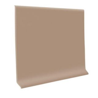 ROPPE Pinnacle Rubber Buckskin 4 in. x 1/8 in. x 48 in. Wall Cove Base (30 Pieces) 40CR3P130