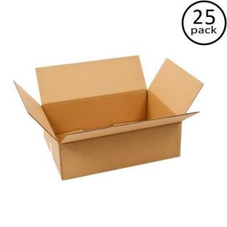 Plain Brown Box 20 in. x 14 in. x 6 in. 25 Box Bundle PRA0112B