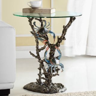 SPI Home Crabs and Coral End Table