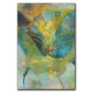 Trademark Art Butterflight by Rickey Lewis Painting Print on Canvas