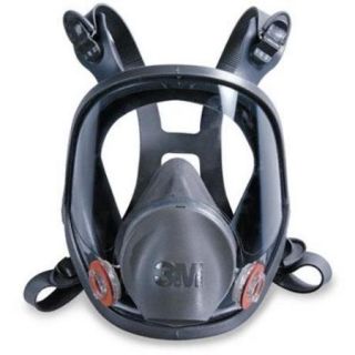 3m 6900 Full Facepiece Reusable Respirator   Silicone, Thermoplastic Elastomer [tpe] Face Seal   1each   Black, Gray (mmm 6900)