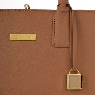 JOY & IMAN Genuine Leather Hollywood Glamour Handbag   7892918