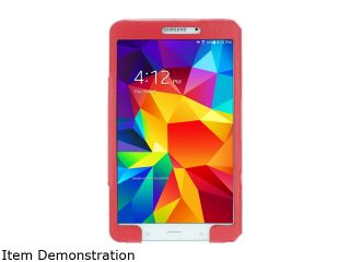 roocase Red Executive Portfolio Leather Case for Samsung Galaxy Tab 4 8.0 /RC GALX8 TAB4 EXE RD