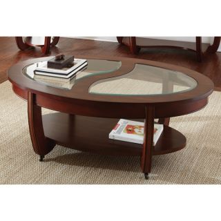 Greyson Living Lancaster Cherry Oval Coffee Table