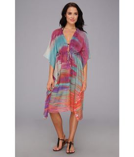 echo design ikat splash open butterfly coverup