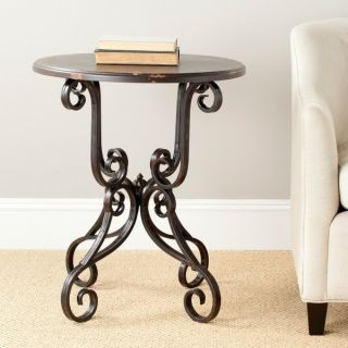 Safavieh Taylor Side Table with Scroll Base   Shopping