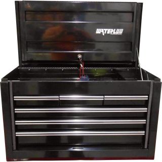 Waterloo Six-Drawer Top or Truck Toolbox — 26in.W x 13 3/4in.D x 16 1/2in.H, Model# RB2606X