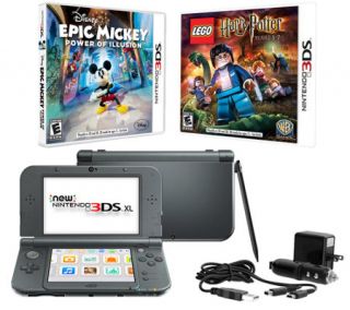 New Nintendo 3DS XL w/ LEGO Harry Potter & EpicMickey Games —