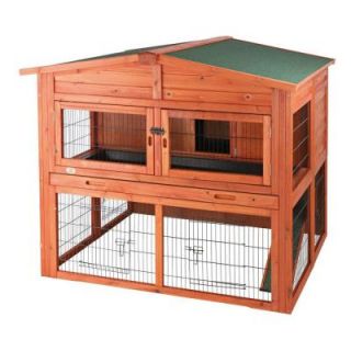 TRIXIE 4.4 ft. x 3.7 ft. x 3.8 ft. Extra Large Rabbit Hutch 62324
