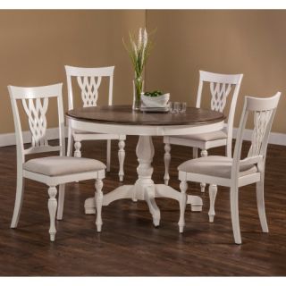 Hillsdale Bayberry / Embassy 5 Piece Round Dining Table Set   Dining Table Sets